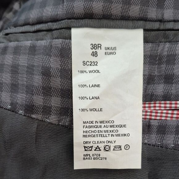 Ben Sherman Charcoal Blazer - Picture 8 of 16